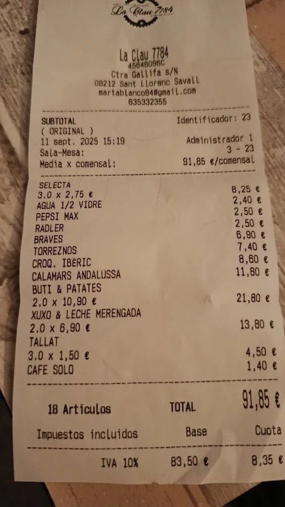 Gema Ibars_La Clau 7784_Sant Llorenç Savall_review