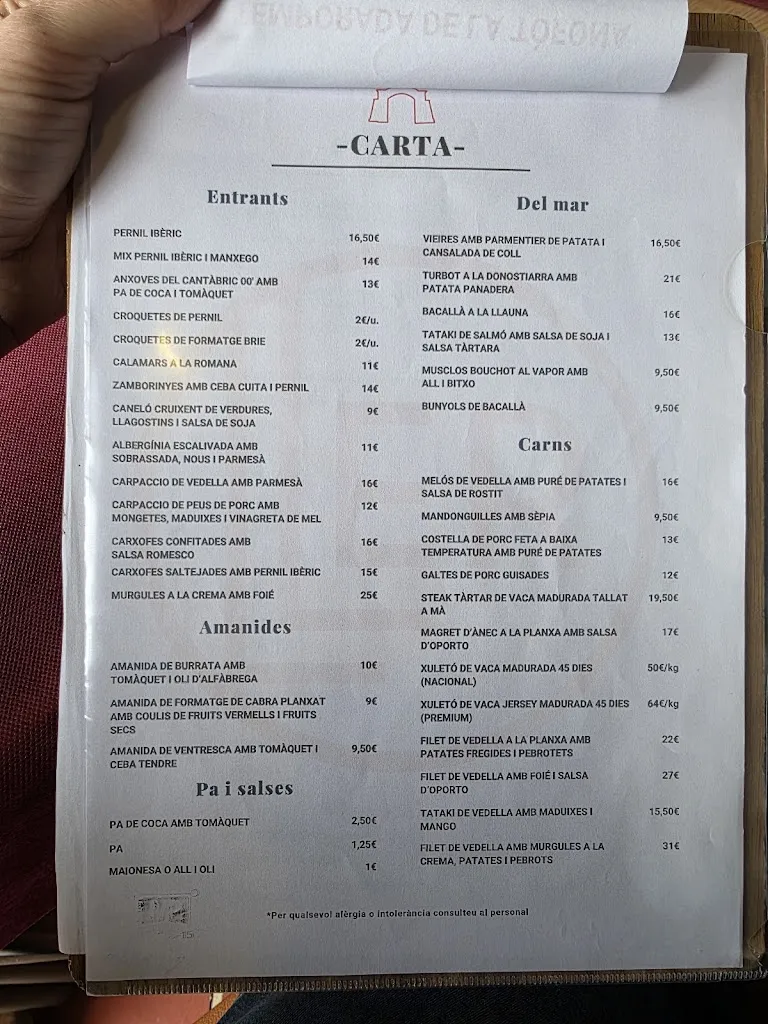 Menu_Restaurant Oller_Sant Martí de Centelles_image_1