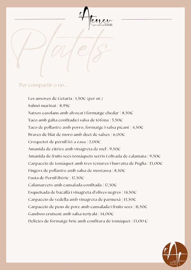 Menu_Ateneu de Tous_Sant Martí de Tous_image_4