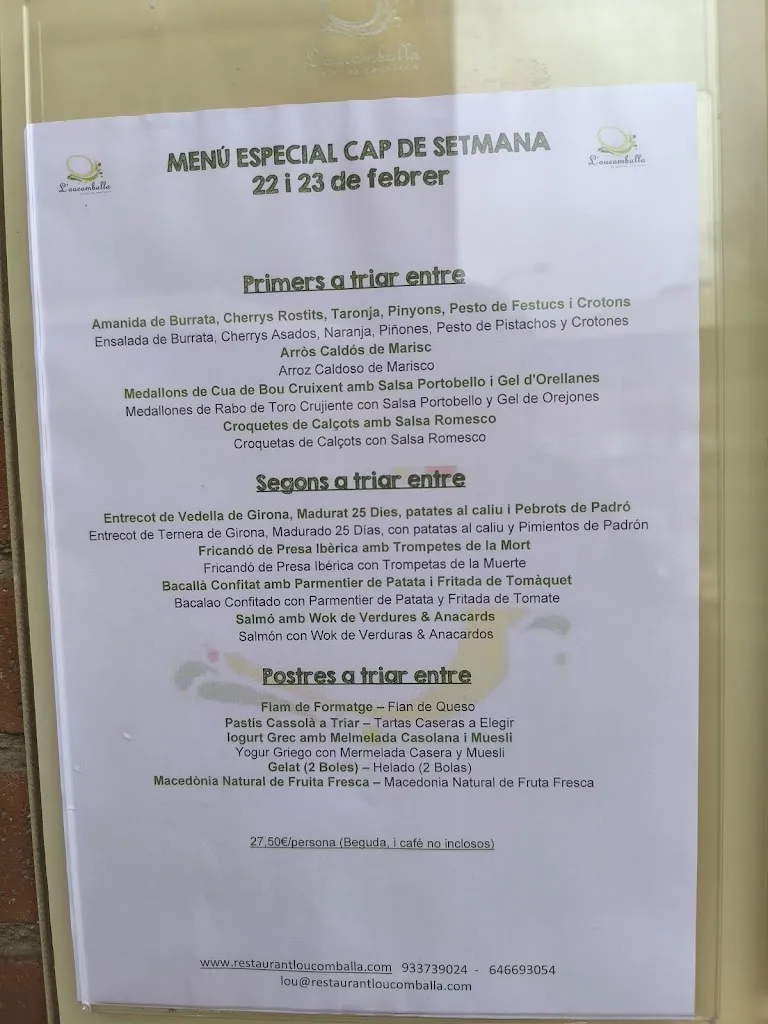 Menu_Restaurant L'Oucomballa_Sant Joan Despí_image_2