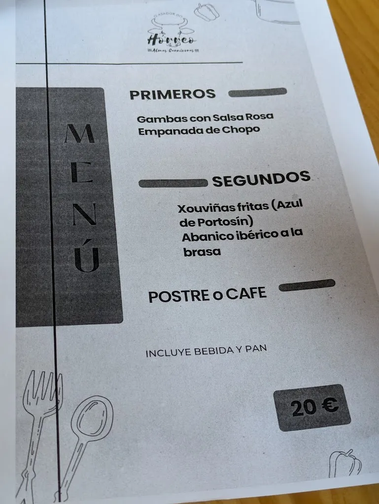 Menü_O asador do Hórreo_Porto do Son_Bild_1