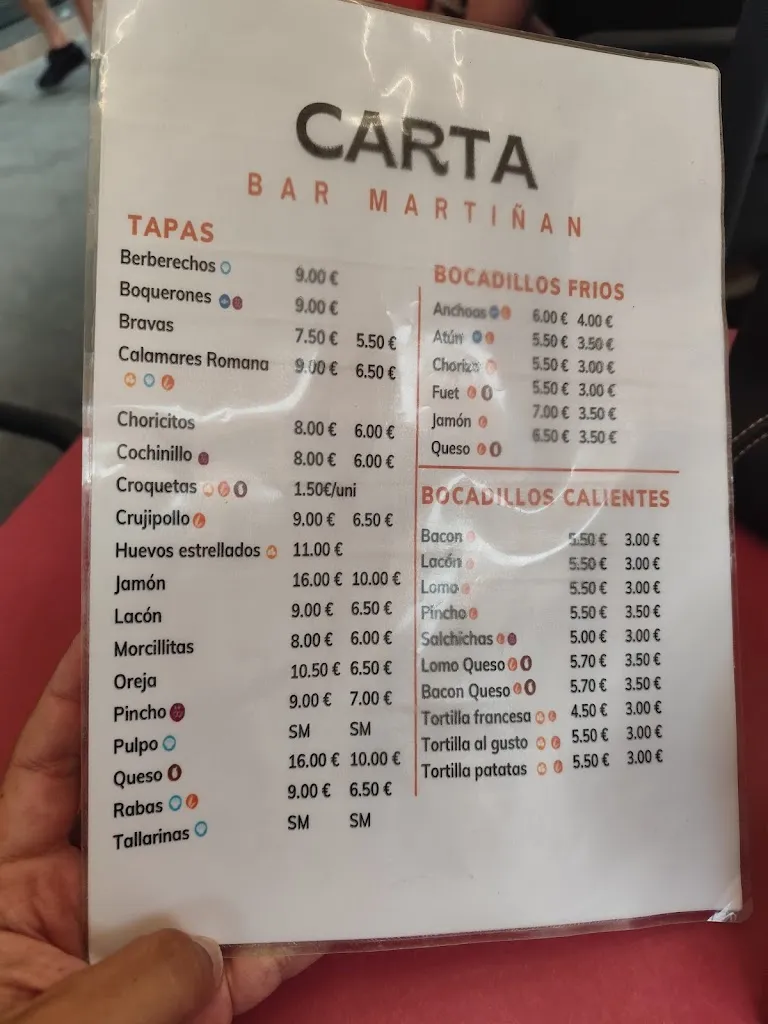 Menu_BAR MARTIÑÁN_Sant Joan Despí_image_2