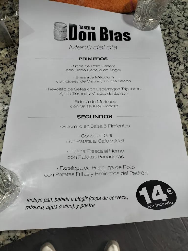 Menu_Taberna Don Blas_Sant Joan Despí_image_4