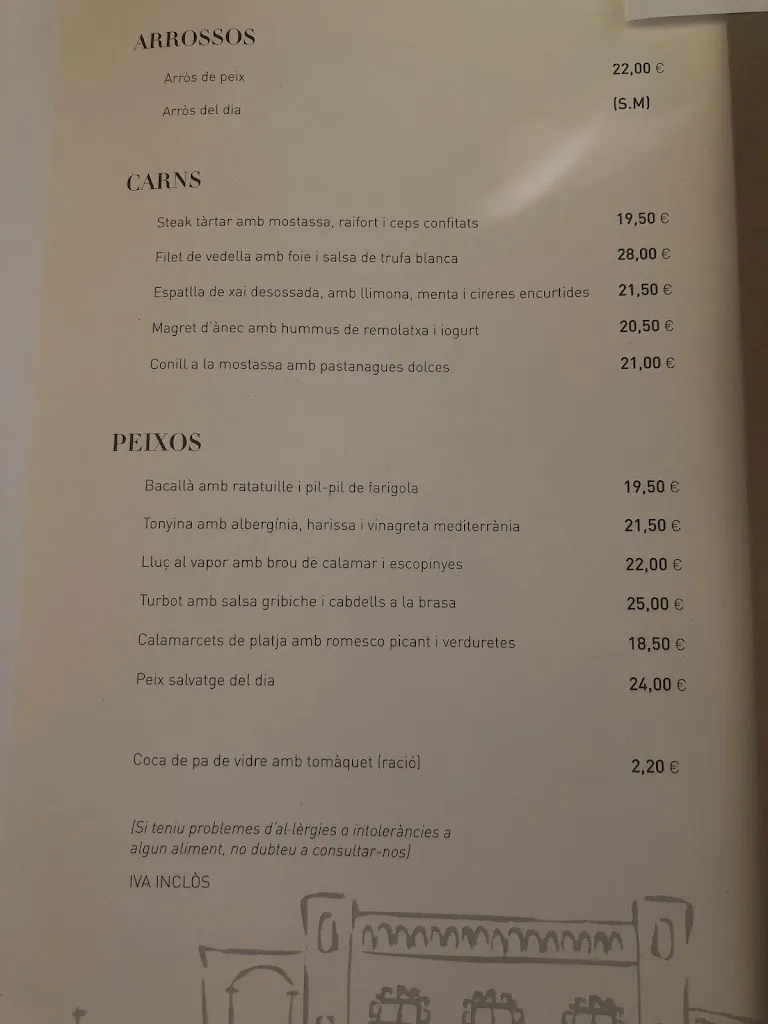 Menu_Can Pau Torrents_Sant Joan Despí_image_1