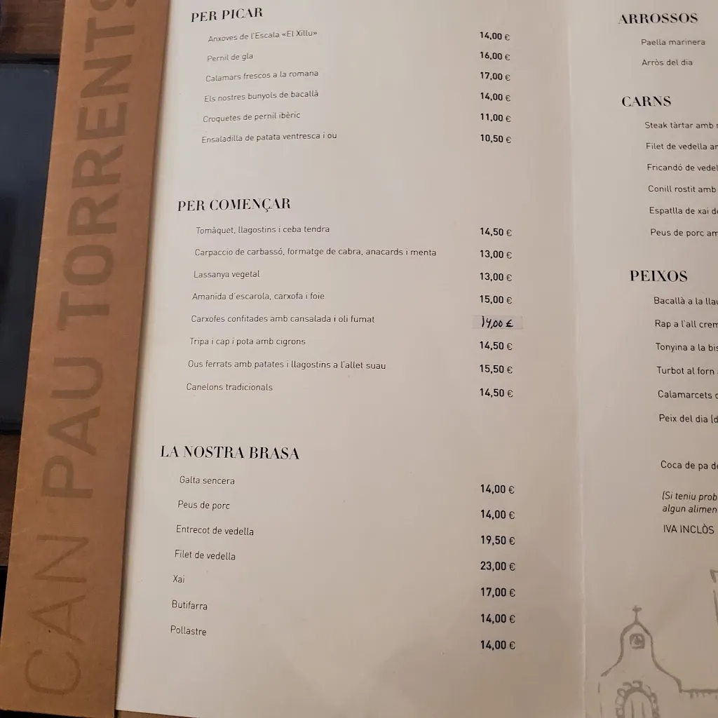 Menu_Can Pau Torrents_Sant Joan Despí_image_4