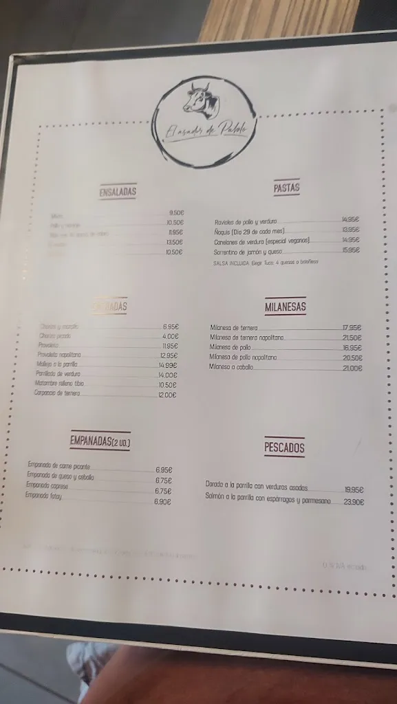 Menu_EL ASADOR DE PABLO- Restaurante Argentino_Sant Joan Despí_image_2