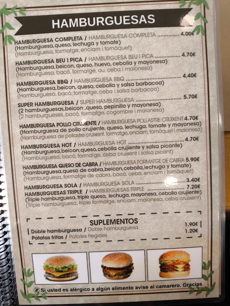 Menu_Bar-restaurant beu i pica_Sant Joan Despí_immagine_2