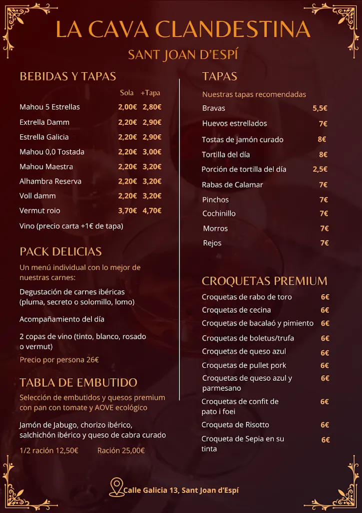 Menu_La Cava Clandestina_Sant Joan Despí_image_1