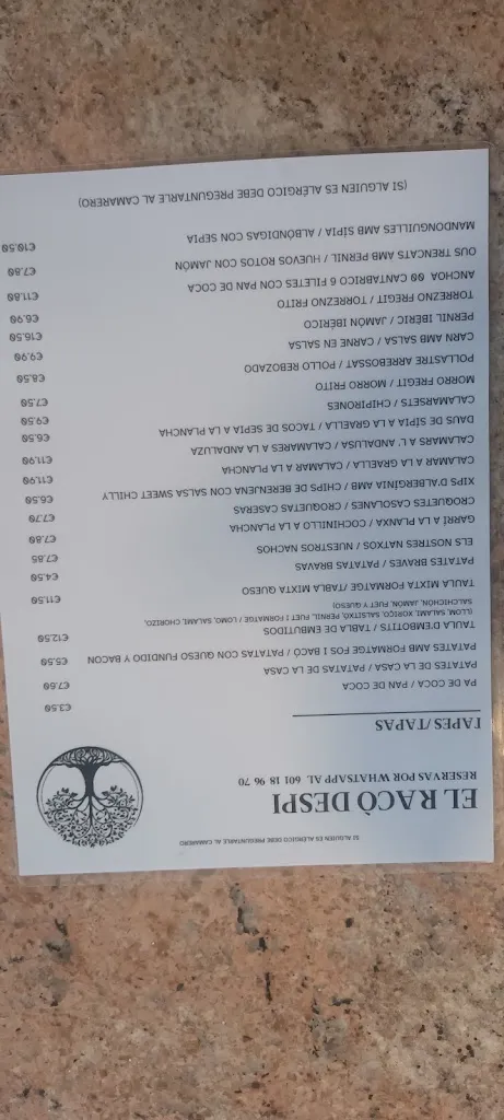 Menu_EL RACO DESPI_Sant Joan Despí_image_2