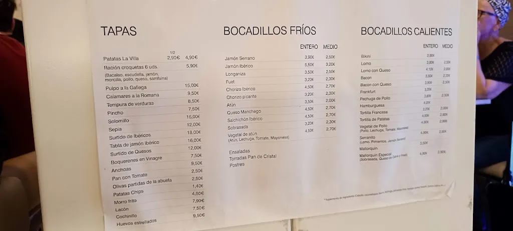Menu_La Villa_Sant Joan Despí_image_3