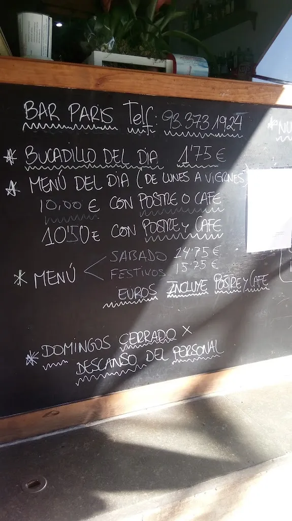 Menu_Café Restaurant El Nuevo París_Sant Joan Despí_image_3