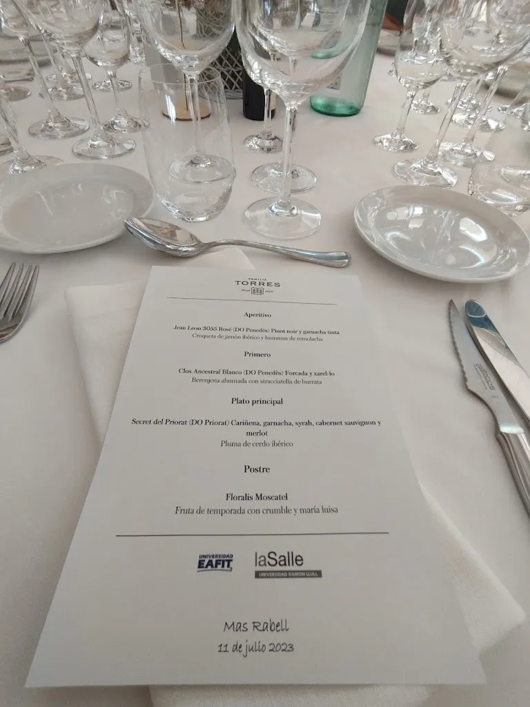 Menu_Familia Torres - Restaurant Mas Rabell_Sant Martí Sarroca_image_3