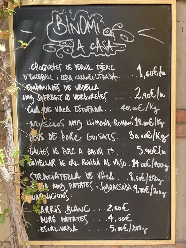 Menu_BINOMI Casa de Menjars_Sant Just Desvern_image_2