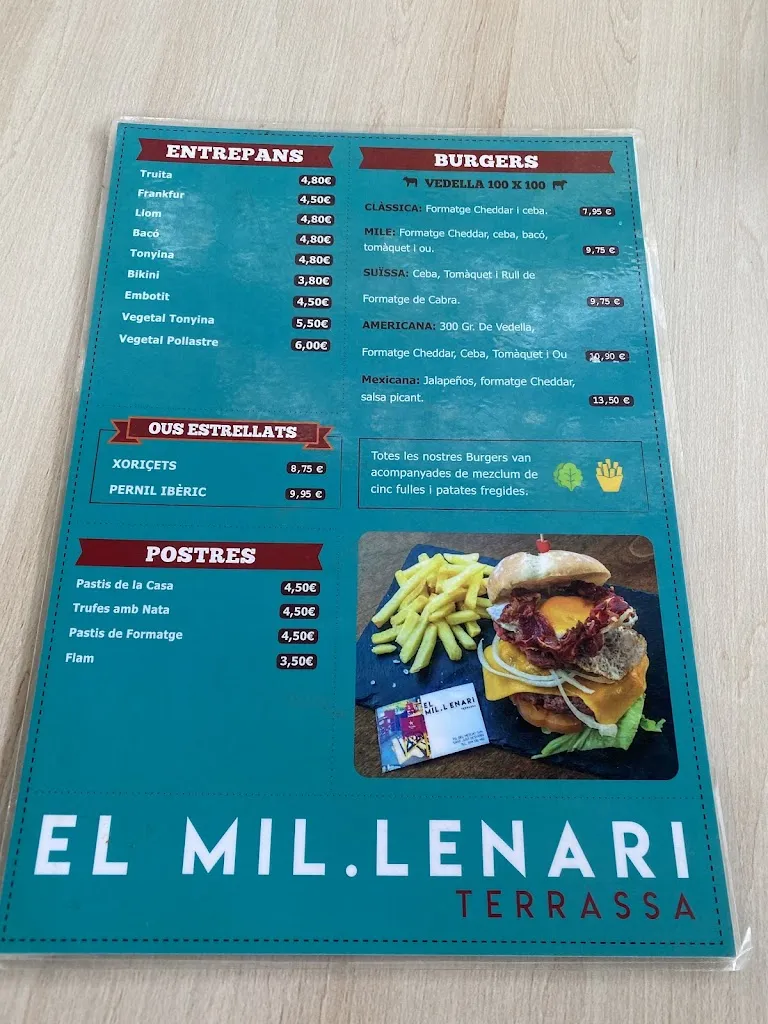 Menu_Bar Terrassa Mil·lenari_Sant Just Desvern_image_2