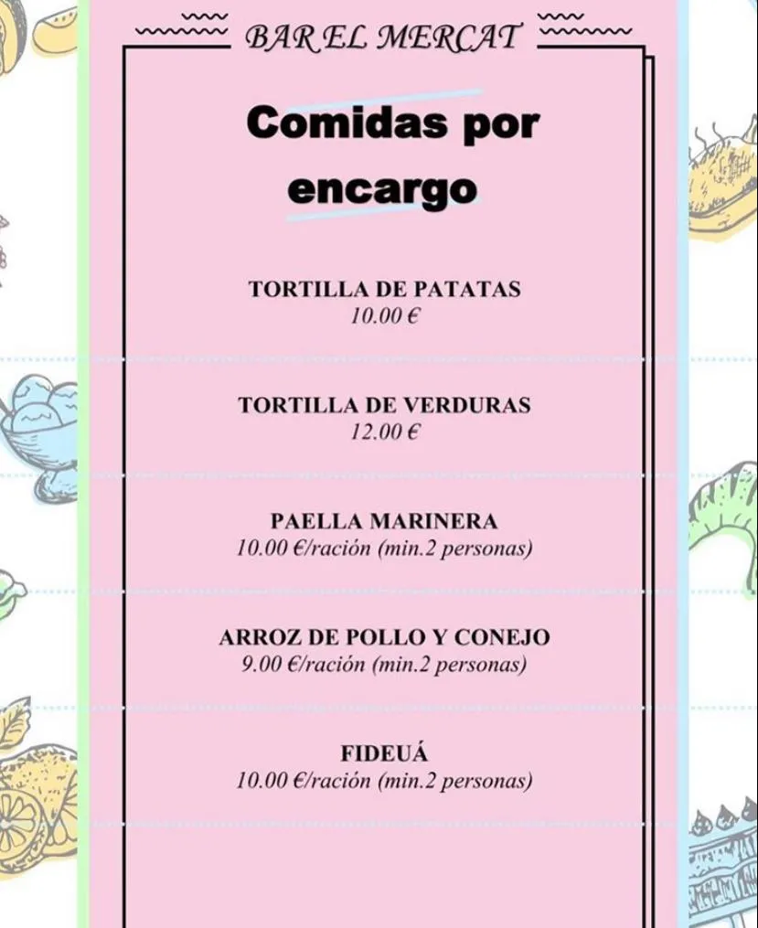 Menu_Bar el Mercat Sant Just_Sant Just Desvern_immagine_1