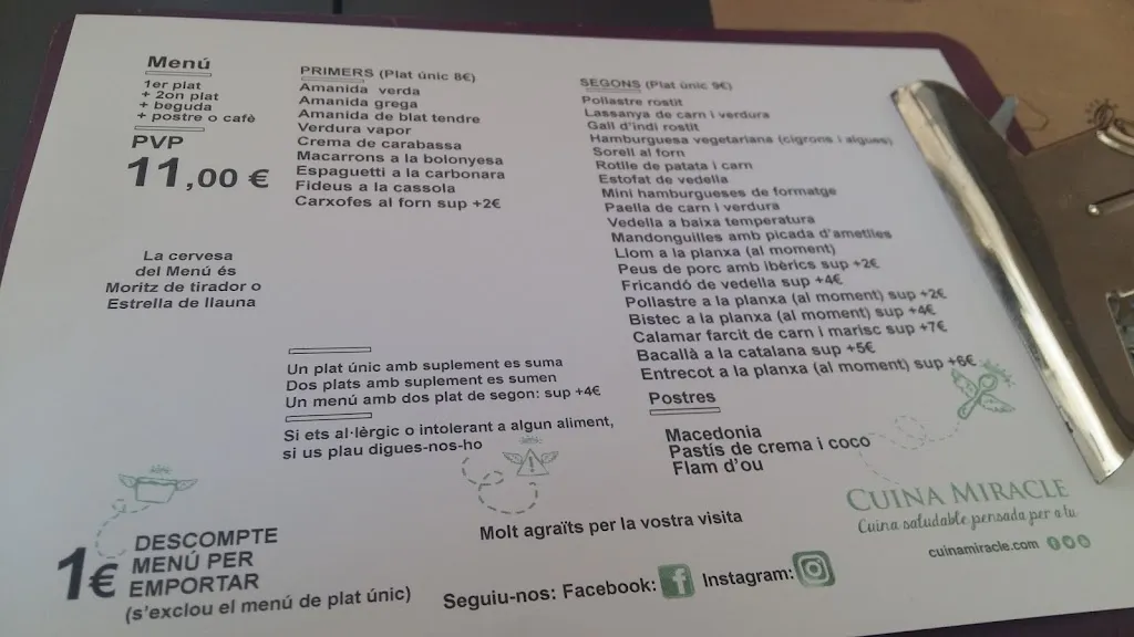Menu_Cuina Miracle_Sant Just Desvern_image_2