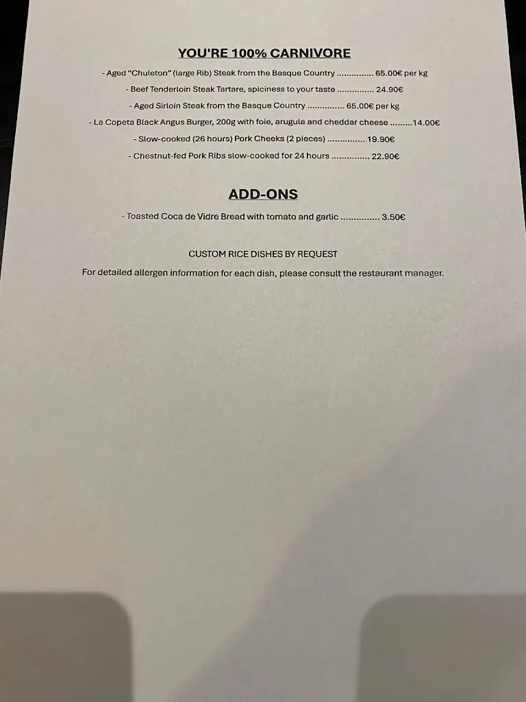 Menu_La Copeta Sant Feliu de Llobregat_Sant Feliu de Llobregat_image_3