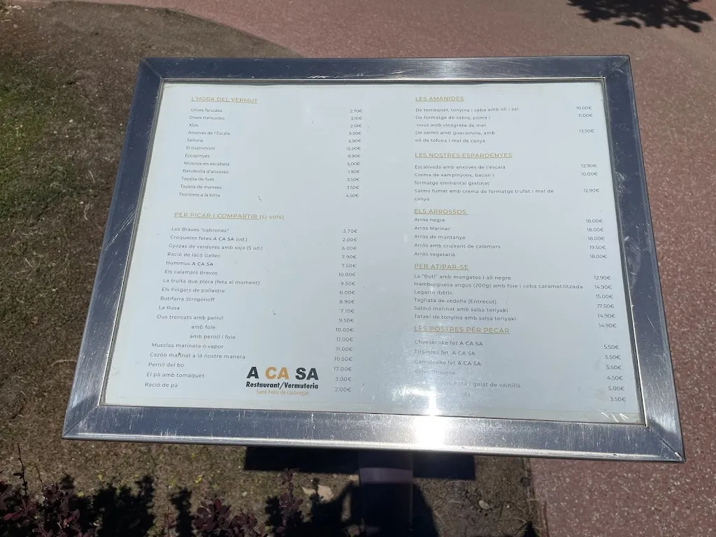 Menu_Restaurant A CASA_Sant Feliu de Llobregat_image_3