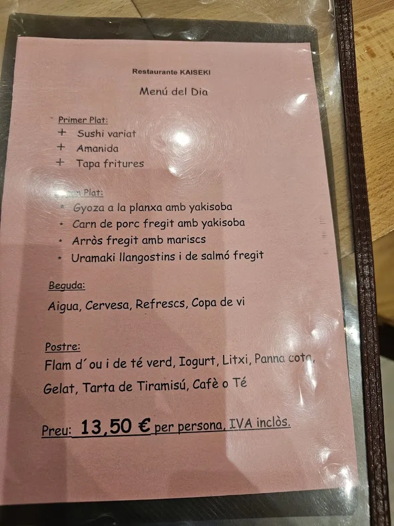 Menu_Kaiseki Sant Feliu_Sant Feliu de Llobregat_image_2