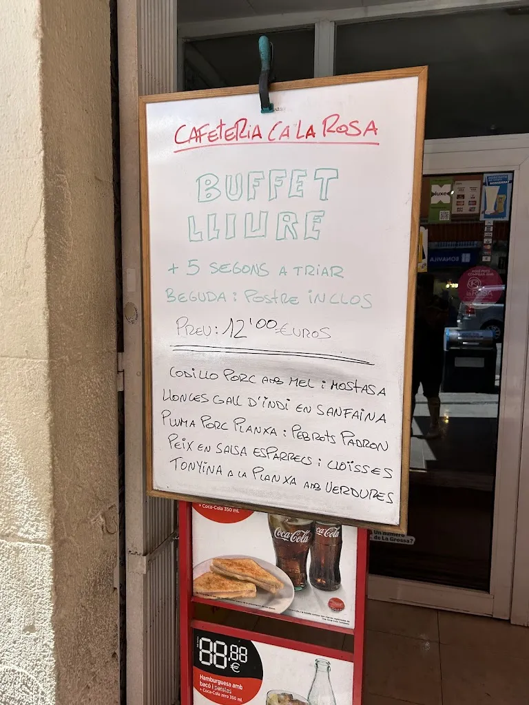 Menu_Ca La Rosa_Sant Feliu de Llobregat_immagine_1