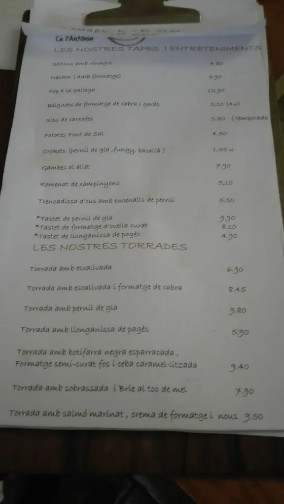 Menu_Font de Sal - Ca l'Antònia_Sant Feliu de Llobregat_image_4