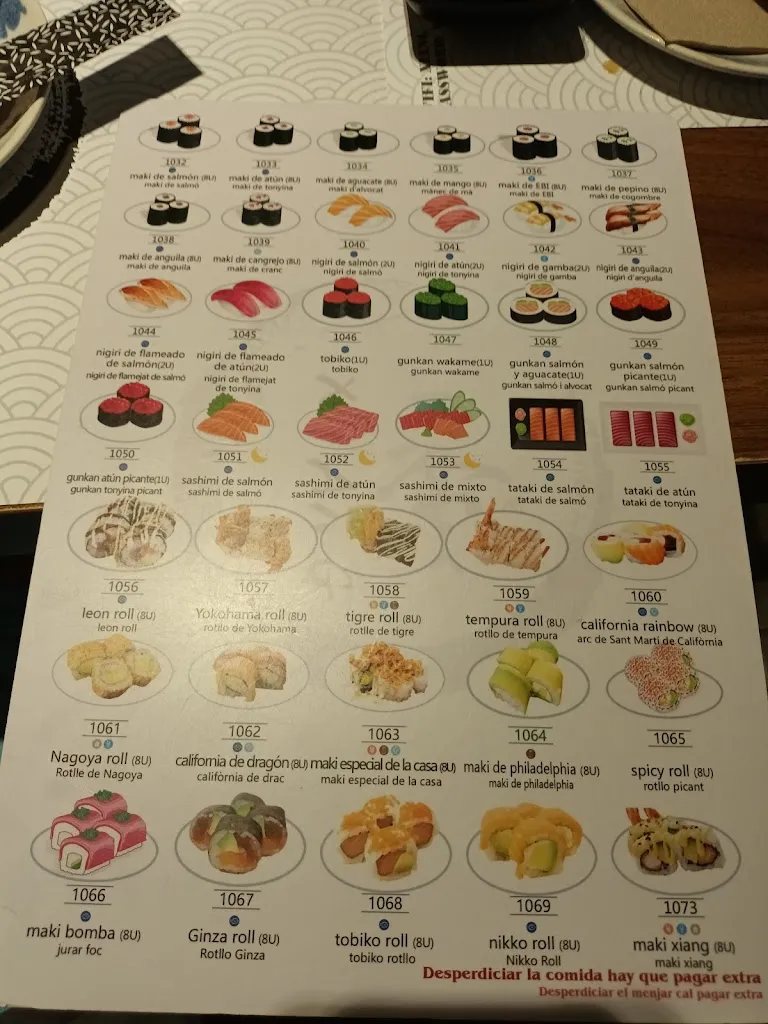 Menu_Restaurant Japonès Xiang_Sant Feliu de Llobregat_image_3
