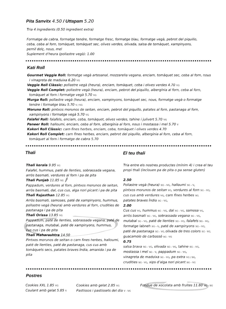 Menü_Teteria Índia_Sant Feliu de Llobregat_Bild_1