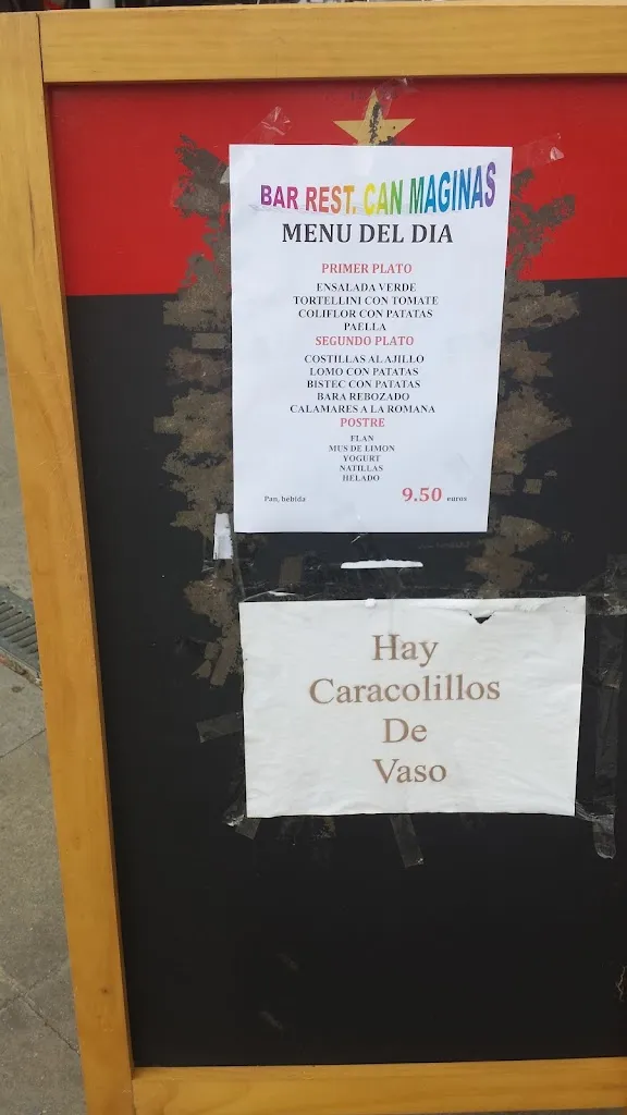 Menu_Bar Restaurant CAN MAGINAS_Sant Feliu de Llobregat_image_2
