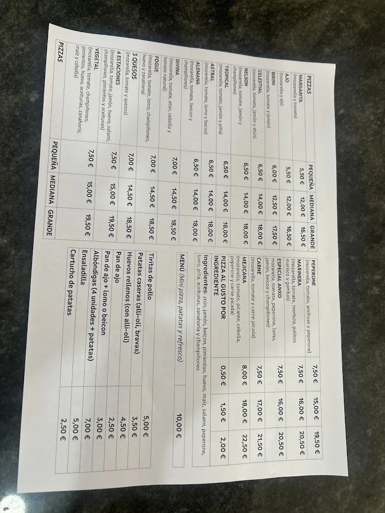 Menu_Pizzeria Anxo_Porto do Son_image_1