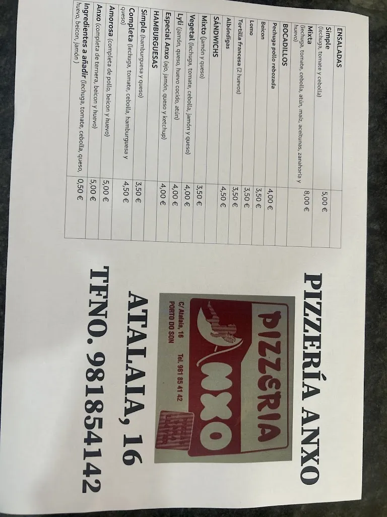 Menu_Pizzeria Anxo_Porto do Son_image_2