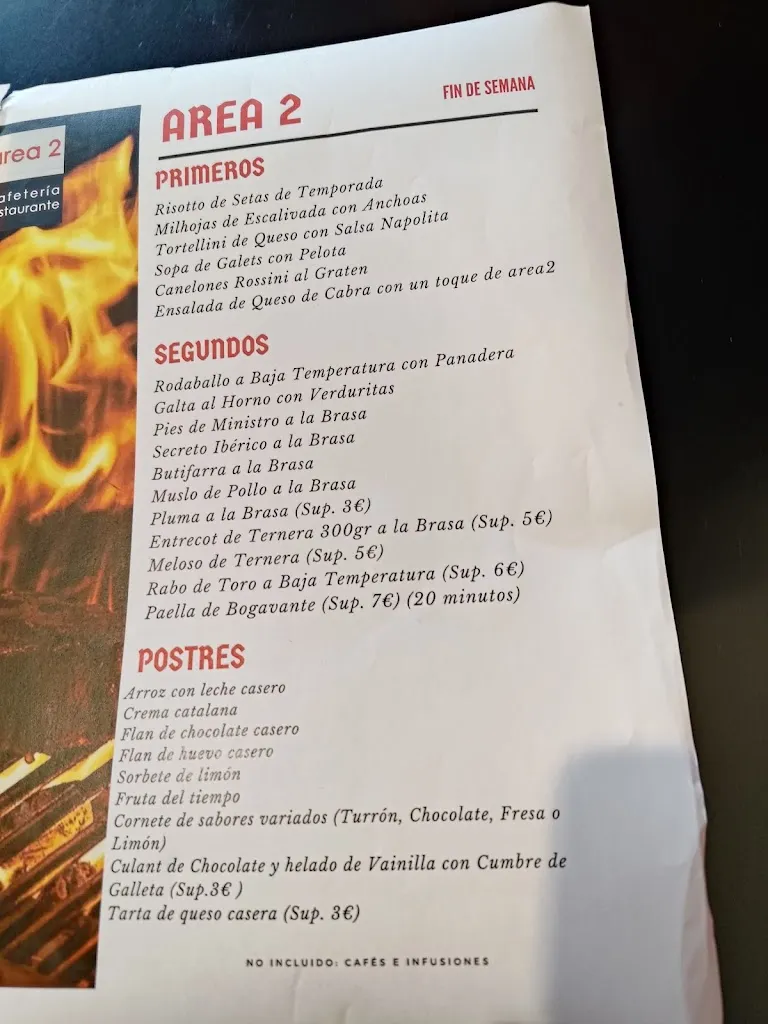 Menu_Àrea 2 Cafeteria Restaurant_Sant Feliu de Llobregat_image_3