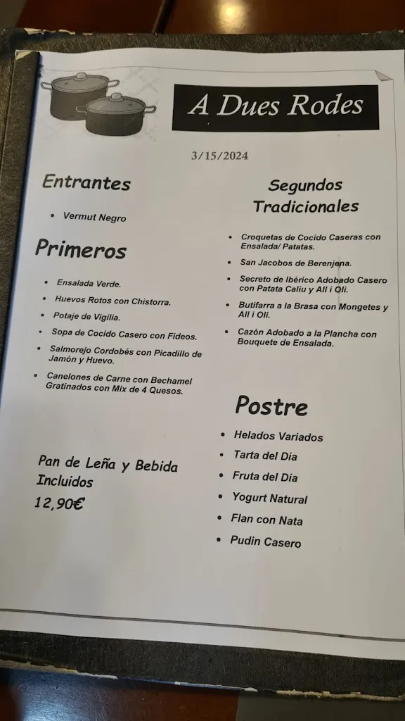 Menu_Restaurant A Dues Rodes_Sant Feliu de Llobregat_image_3