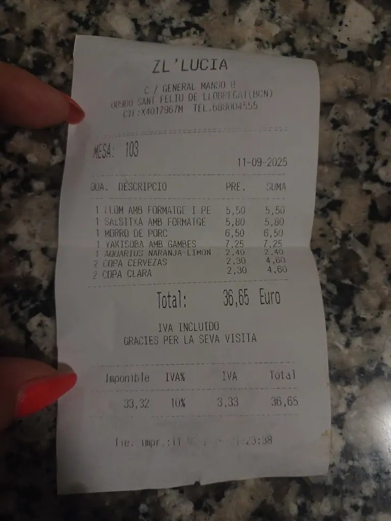 Carla A._ZL' LUCIA_Sant Feliu de Llobregat_review