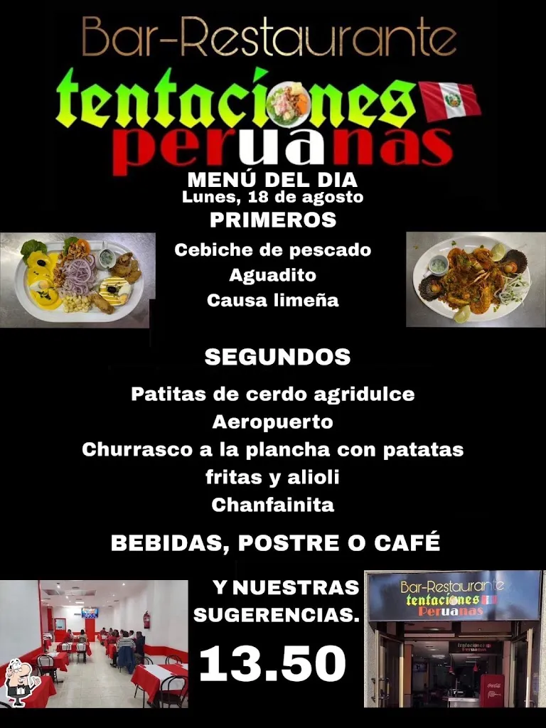 Menu_BAR RESTAURANT TENTACIONES PERUANAS_Sant Feliu de Llobregat_image_3