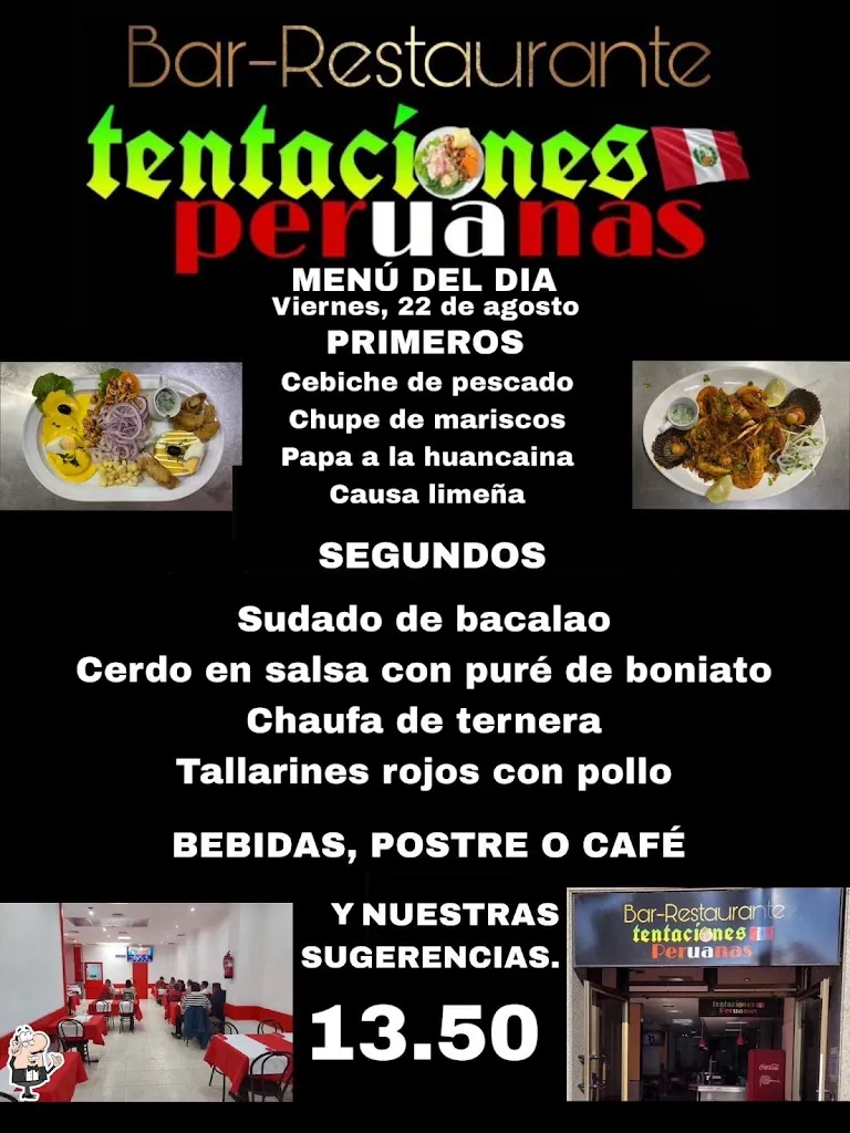 Menu_BAR RESTAURANT TENTACIONES PERUANAS_Sant Feliu de Llobregat_image_4