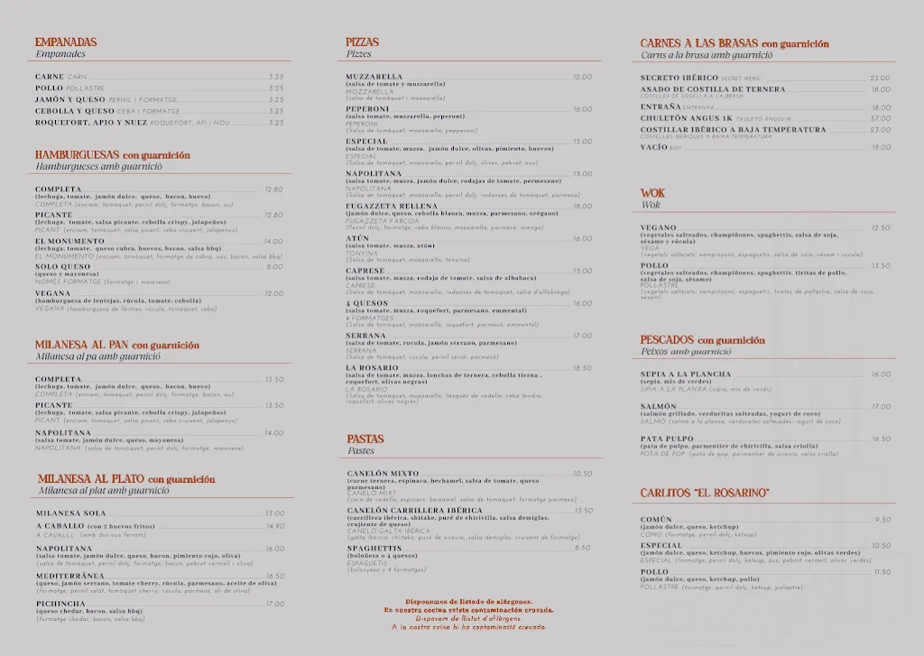 Menu_La Rosario_Sant Feliu de Llobregat_image_1