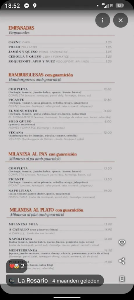 Menu_La Rosario_Sant Feliu de Llobregat_image_3