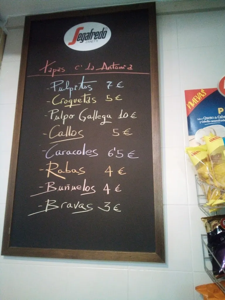 Menu_Bar ca l'Antonia_Sant Pere de Riudebitlles_image_2