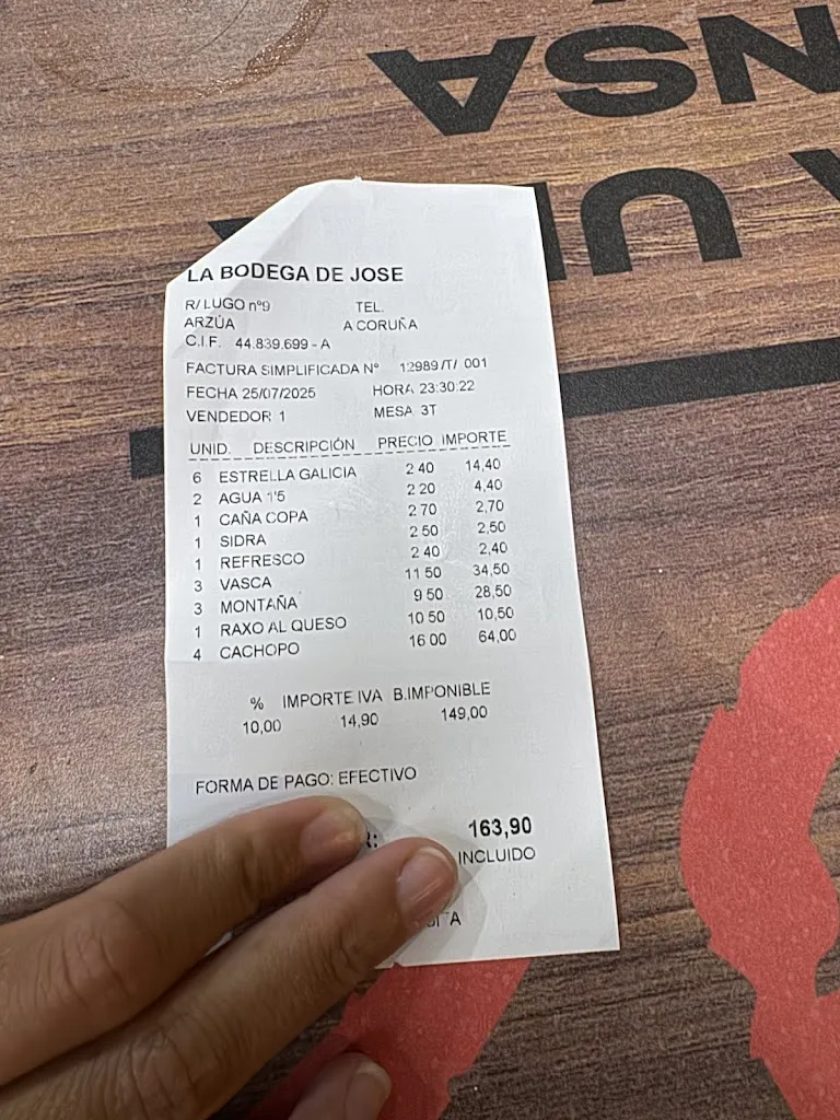 Blanca JH_La Bodega de José_Arzúa_review