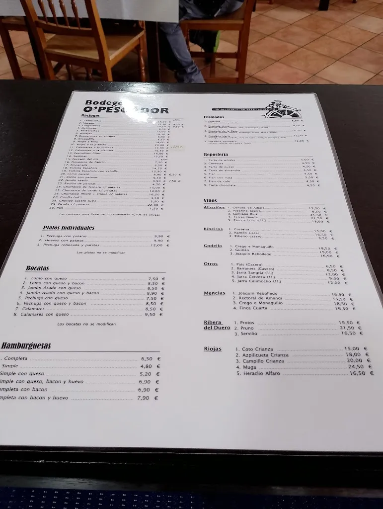 Menu_Bodegón O Pescador S L_Porto do Son_immagine_1