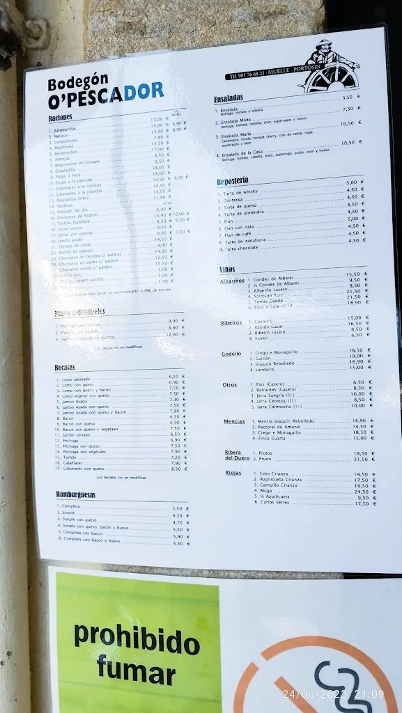 Menu_Bodegón O Pescador S L_Porto do Son_immagine_2