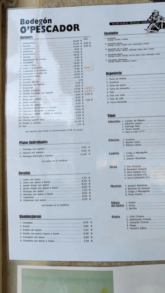 Menu_Bodegón O Pescador S L_Porto do Son_immagine_3