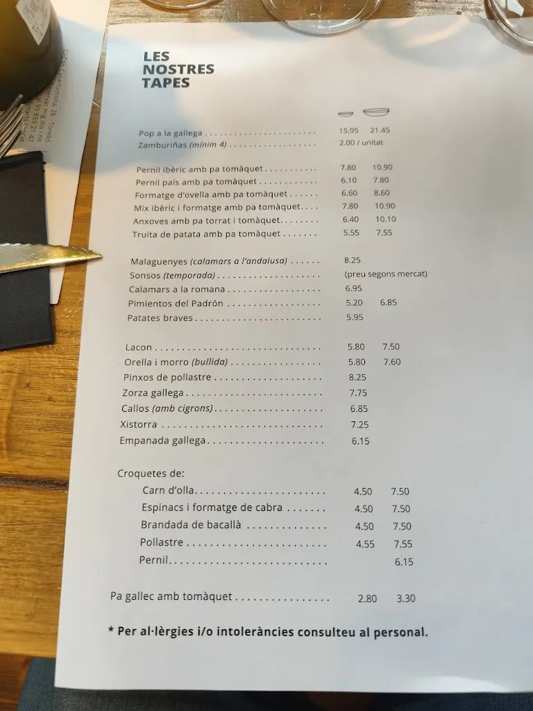 Menu_L'Engruna d'en Pousa_Sant Pere de Torelló_image_2