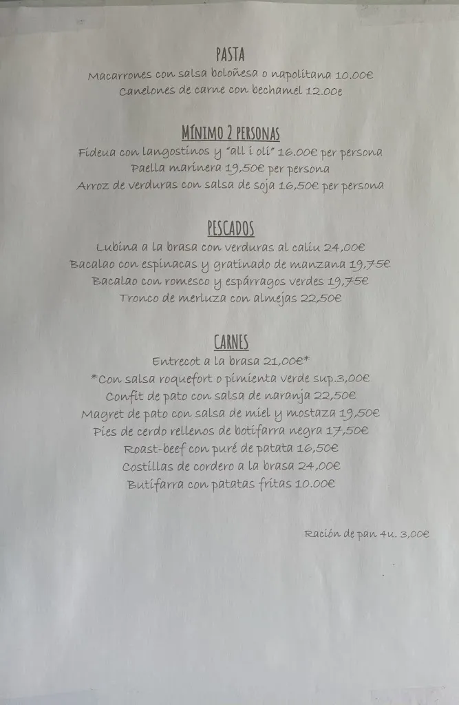 Menu_El Sot del Morer_Sant Pol de Mar_image_2