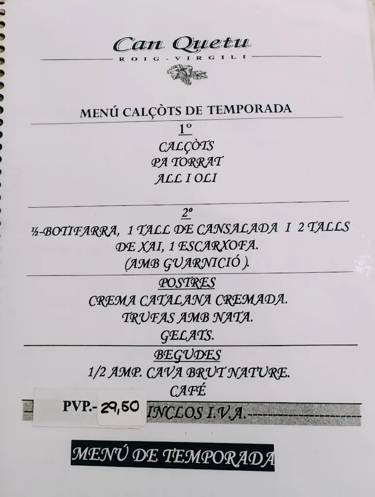 Menu_Restaurant Can Quetu_Sant Sadurní dAnoia_immagine_3