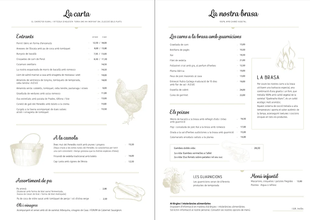 Menu_Restaurant Mirador de les Caves | Cuina amb brasa a prop de Sant Sadurní_Sant Sadurní dAnoia_immagine_1