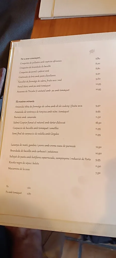 Menu_Restaurant La Bisaura_Sant Quirze de Besora_image_2
