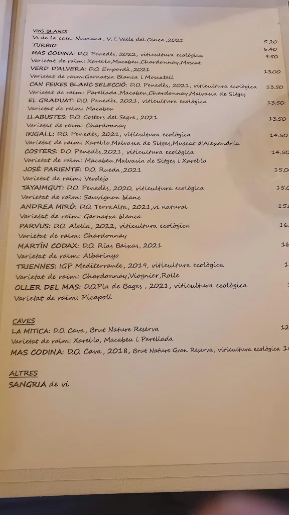 Menu_Restaurant La Bisaura_Sant Quirze de Besora_image_3