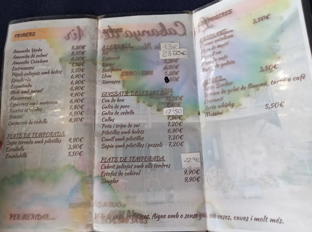 Menu_La Cabanya del Mir_Sant Quirze de Besora_image_4