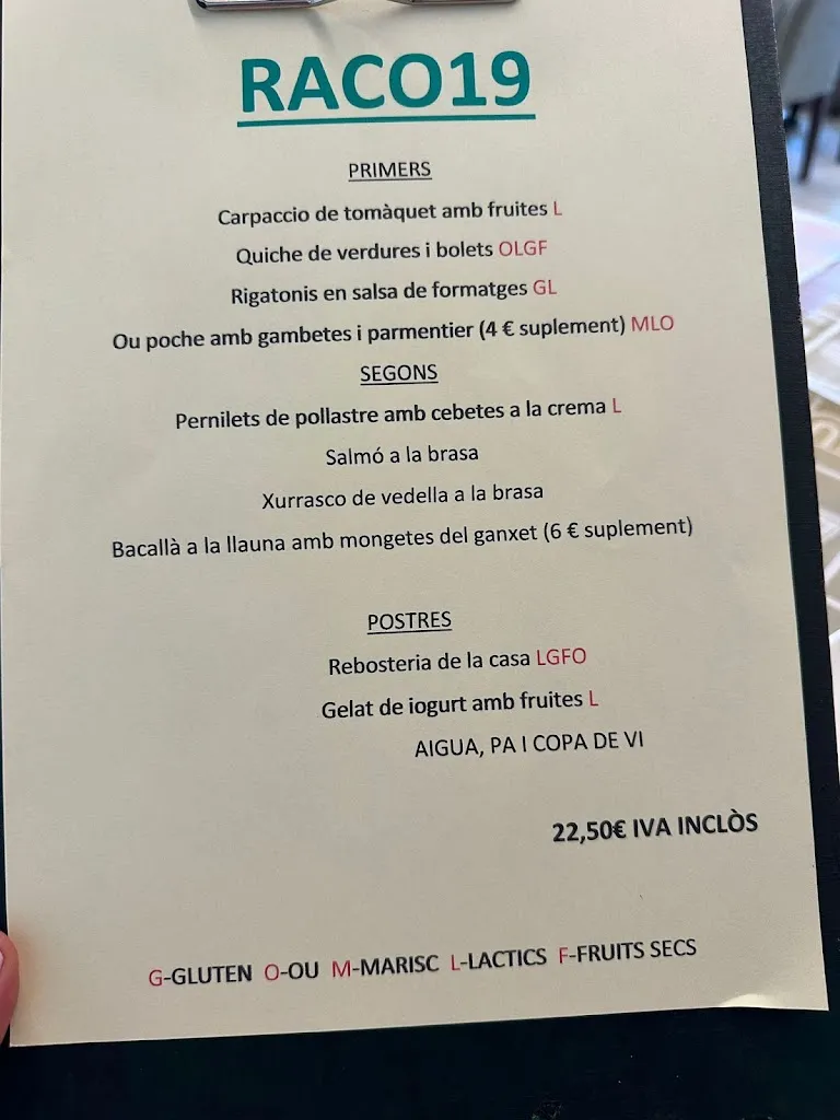 Menu_Racó 19_Sant Vicenç de Montalt_image_1